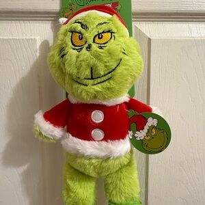 Grinch Plush Dog Toy - Green and Red